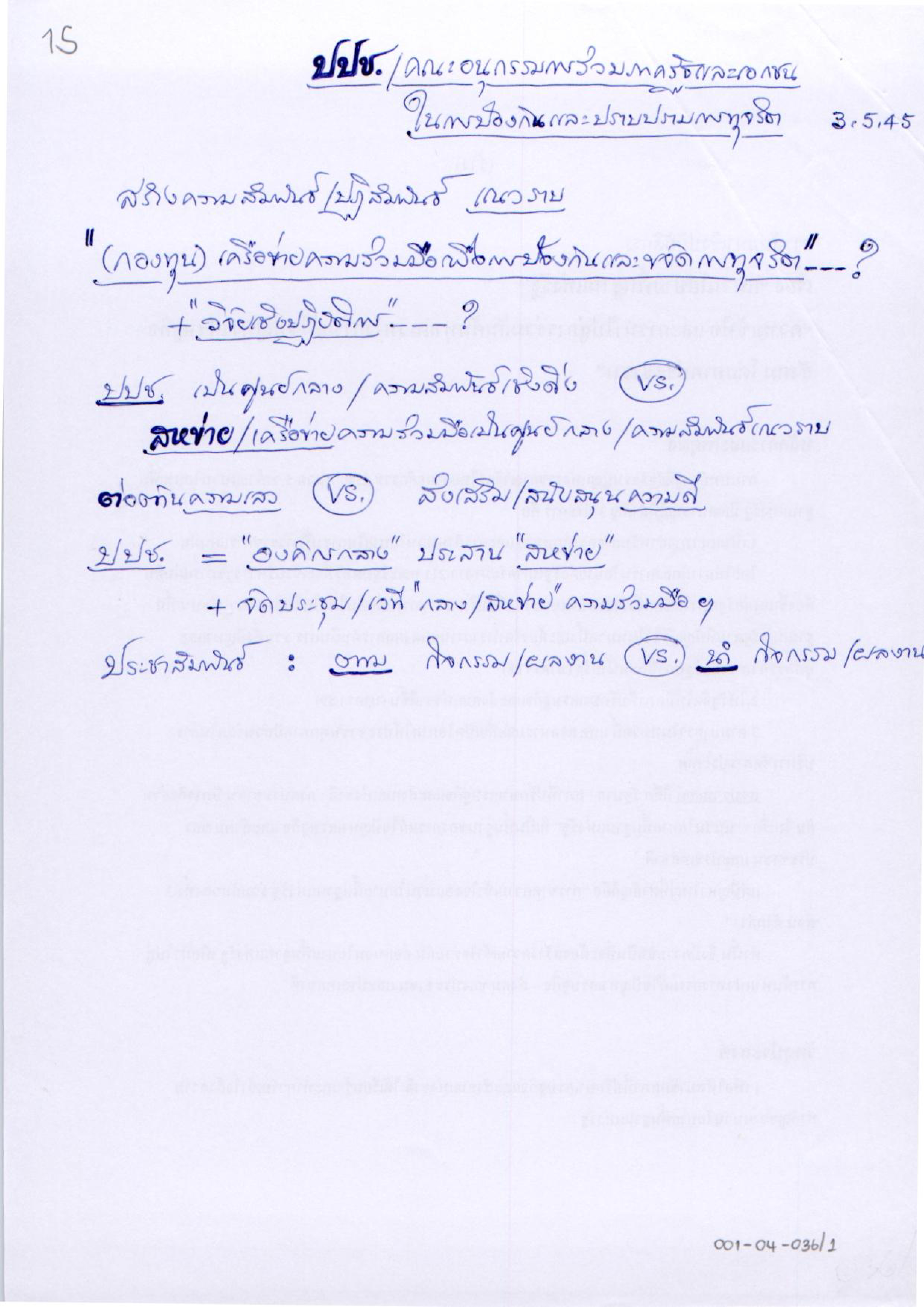 ปปช./ คณะอนุกรรมการร่วมภาครัฐและเอกชนในการป้องกันและปราบปรามทุจริต