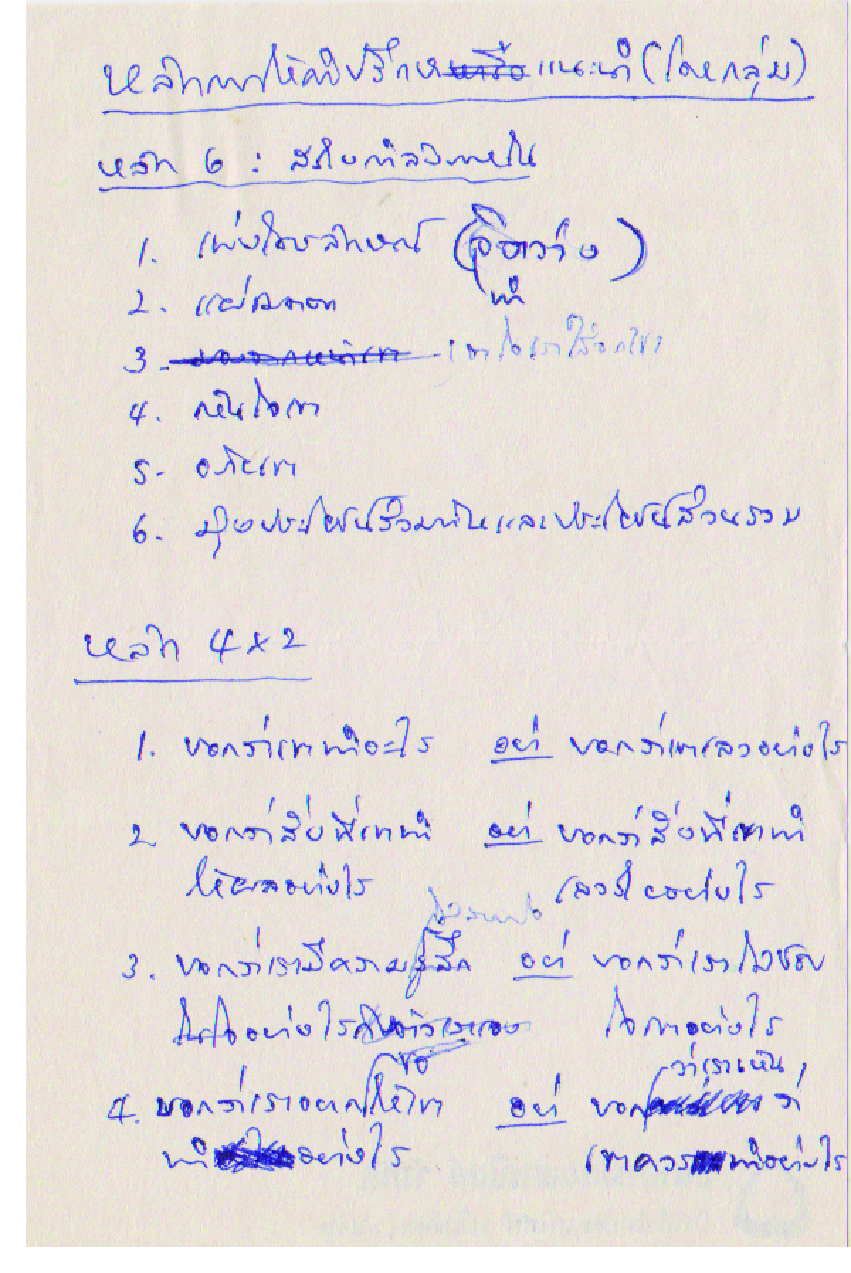 หลักการให้คำปรึกษาแนะนำ (โดยกลุ่ม)