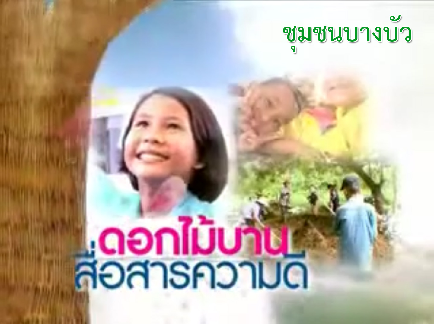 ดอกไม้บาน สื่อสารความดี (ชุมชนบางบัว)