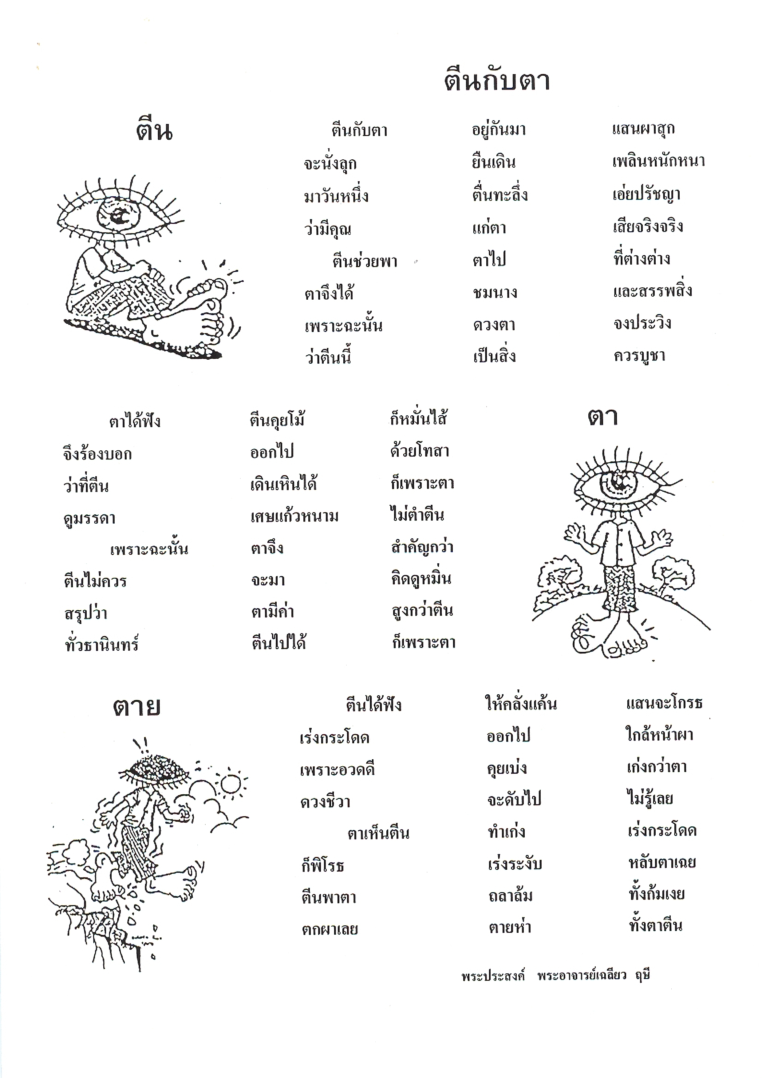 ตีนกับตา