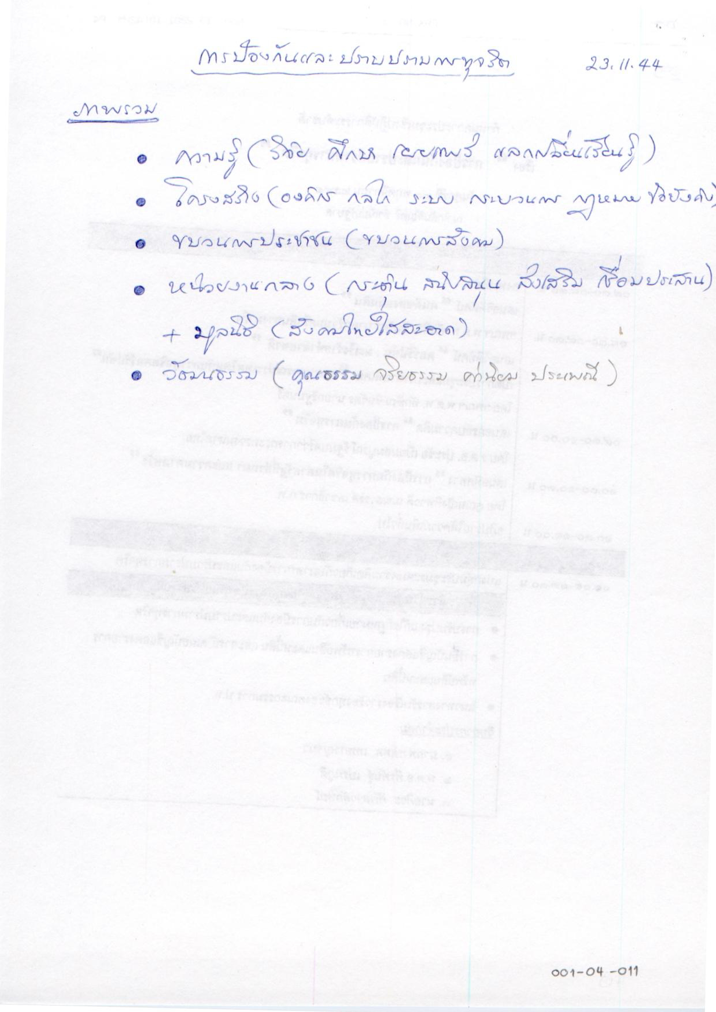 การป้องกันและปราบปรามการทุจริต