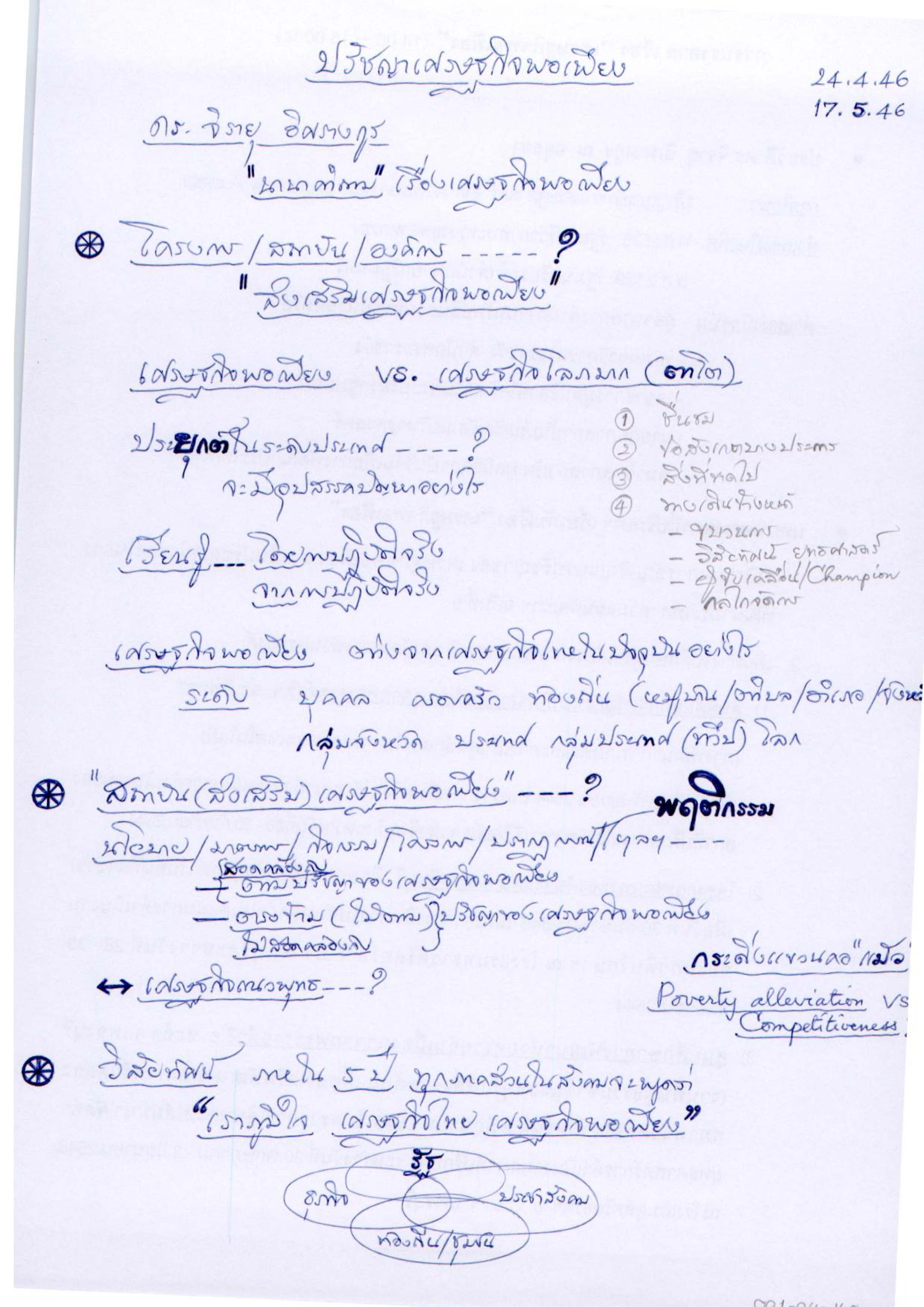 ปรัชญาเศรษฐกิจพอเพียง