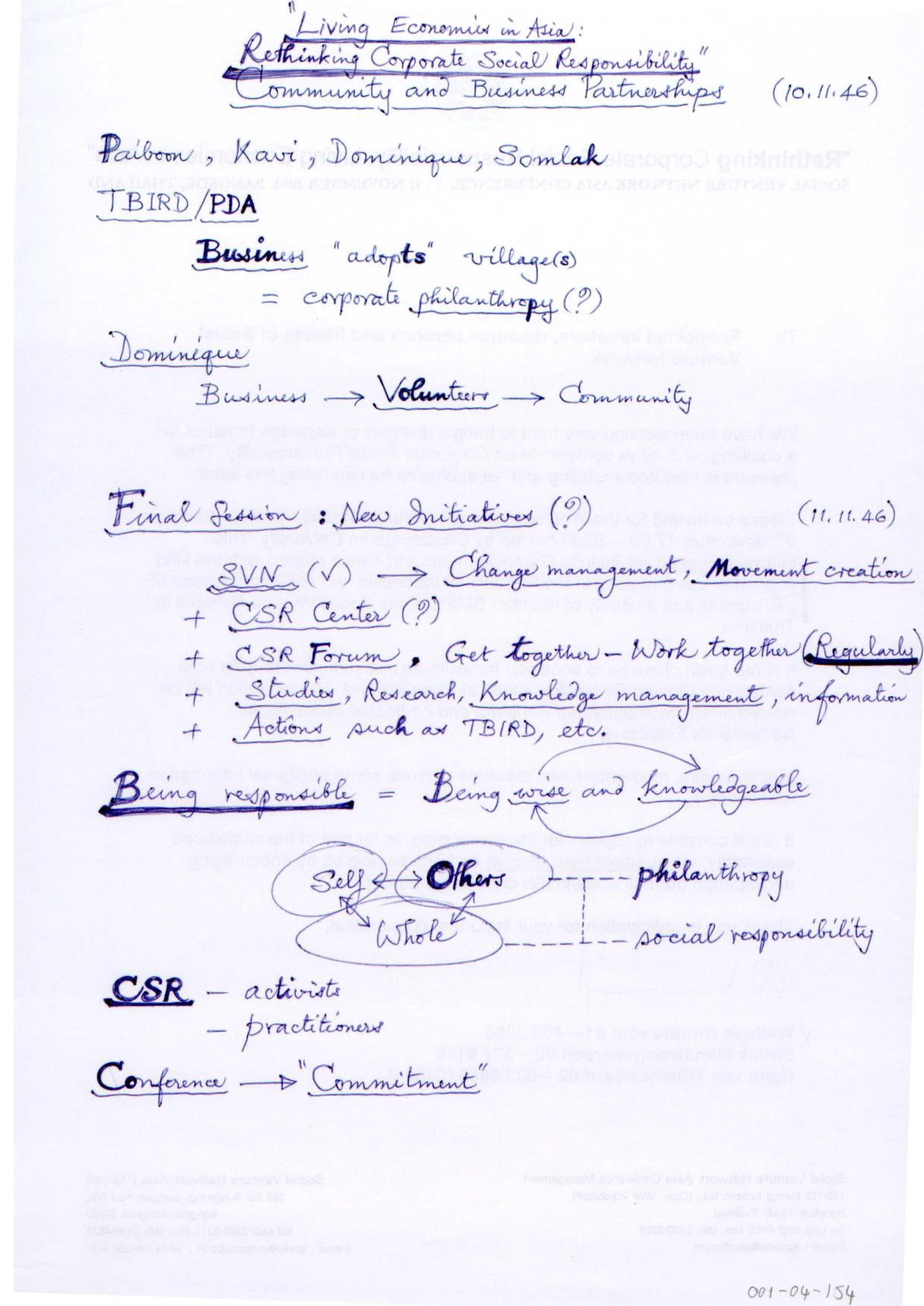 Living Economics in Asia : Rethinking Corporate Social Responsibility Community and Business Partnerships
