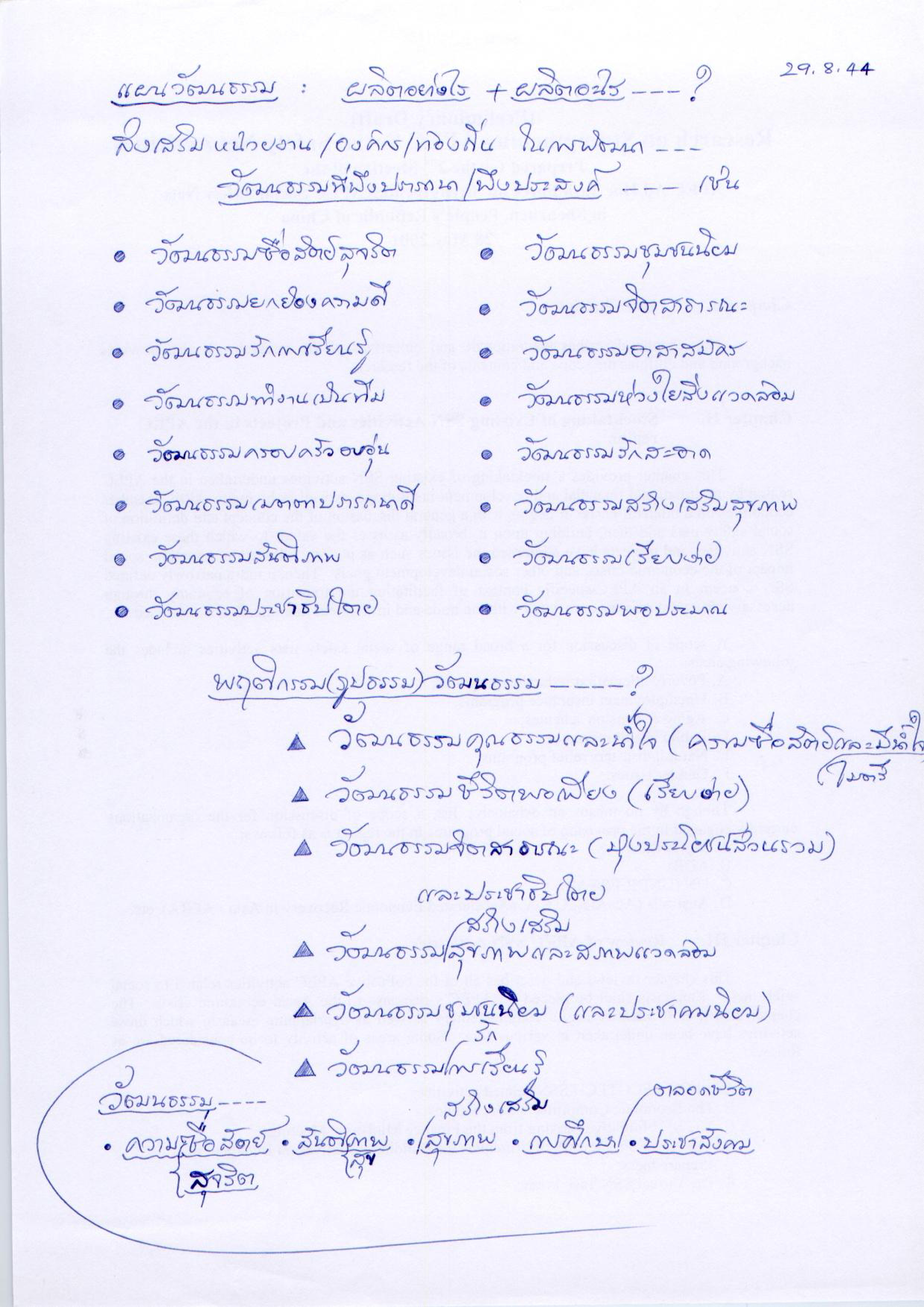 แผนวัฒนธรรม