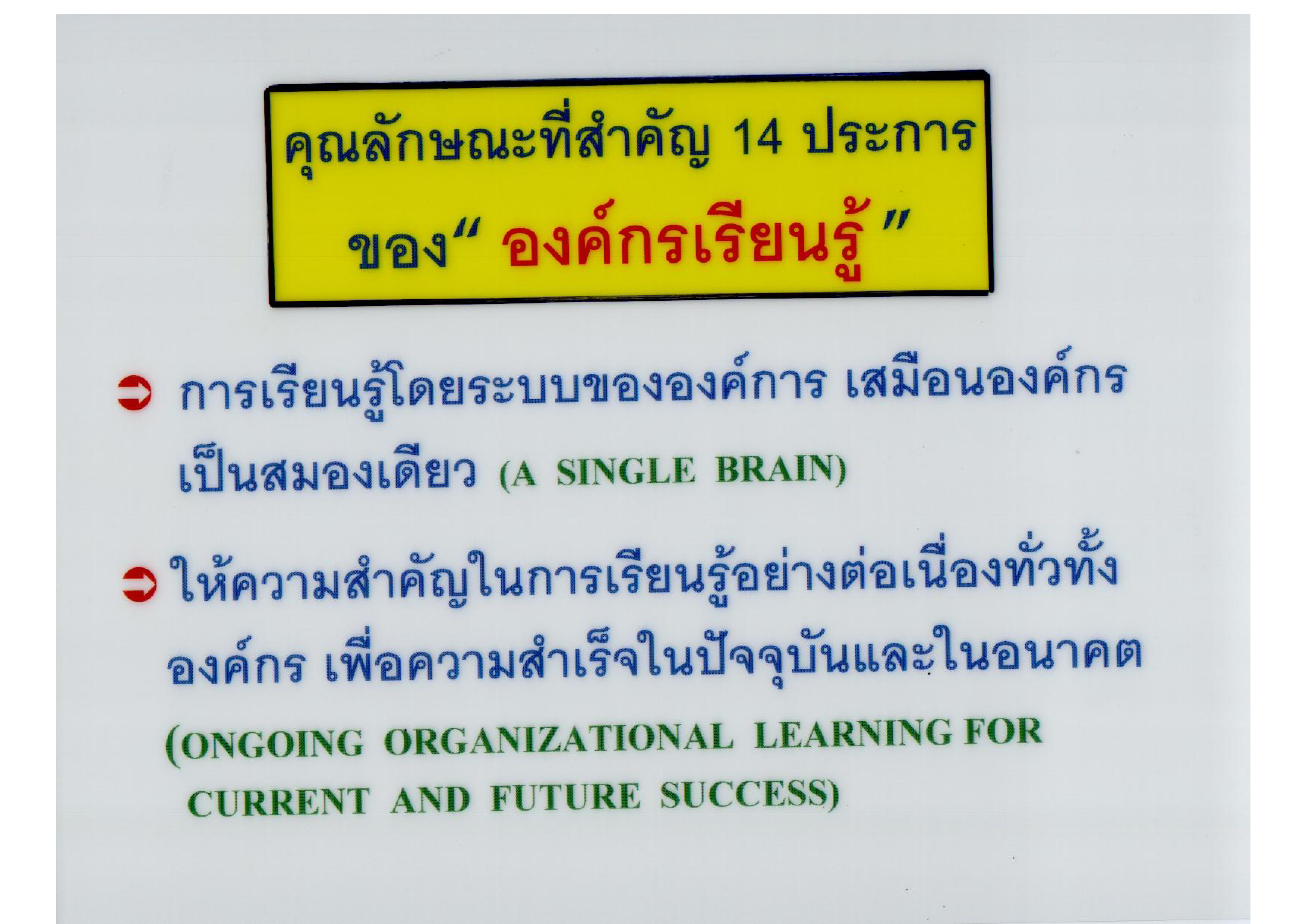 องค์กรเรียนรู้