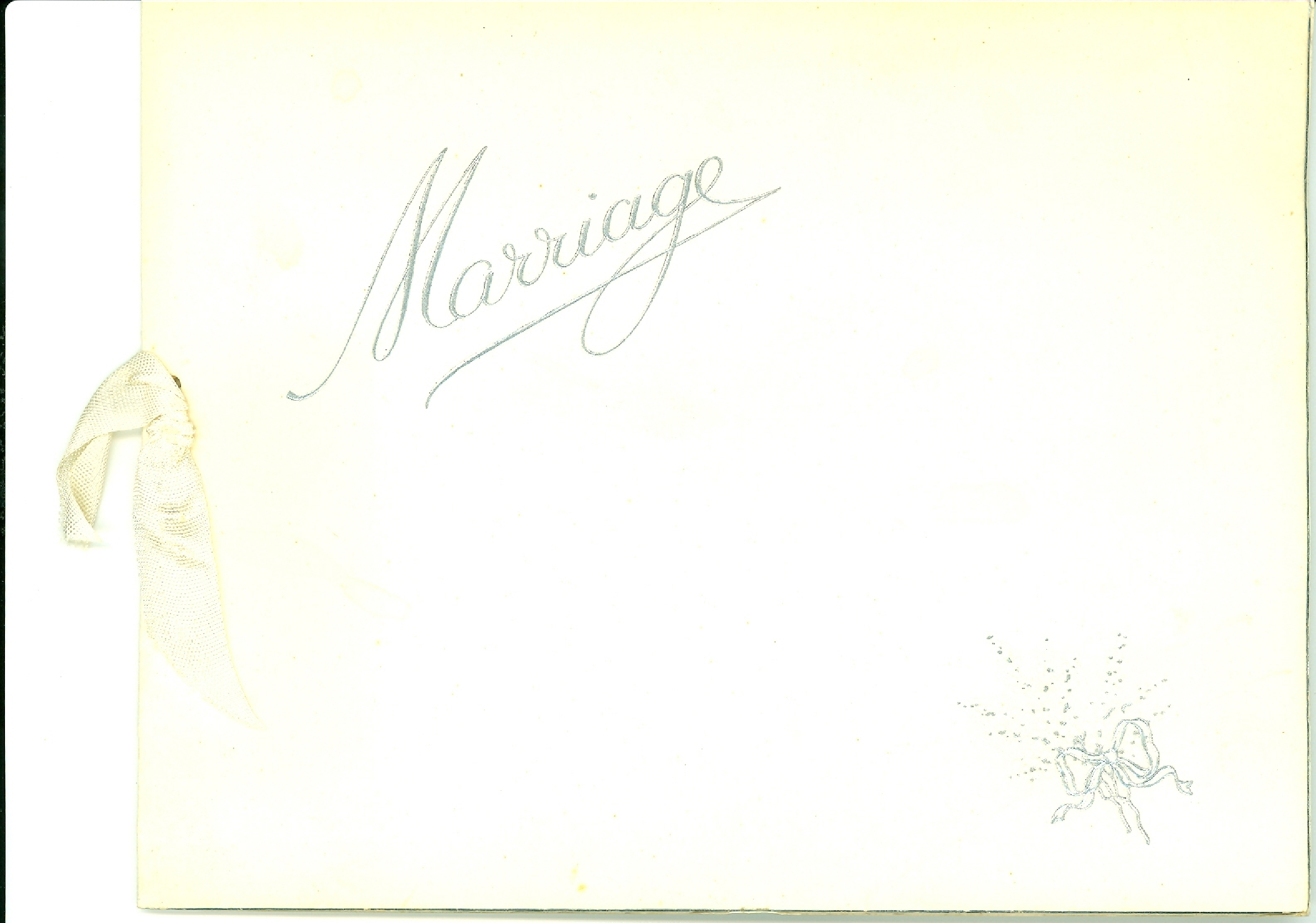 บัตรเชิญร่วมงานมงคลสมรสของ Gill & Graeme Hardy