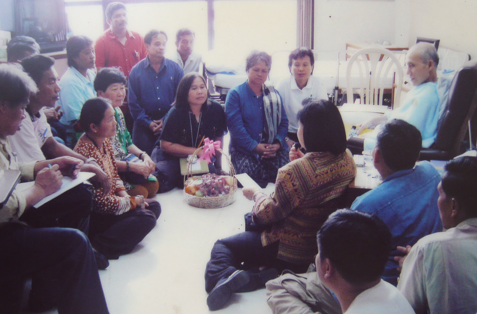 กำลังใจจากผู้นำชุมชน